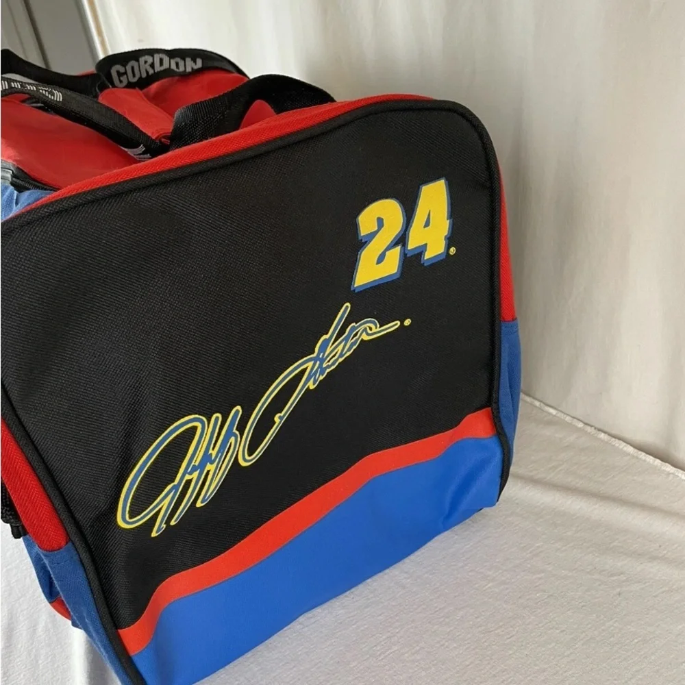 Vintage Jeff Gordon NASCAR DuPont Racing Duffle Gym Bag 12